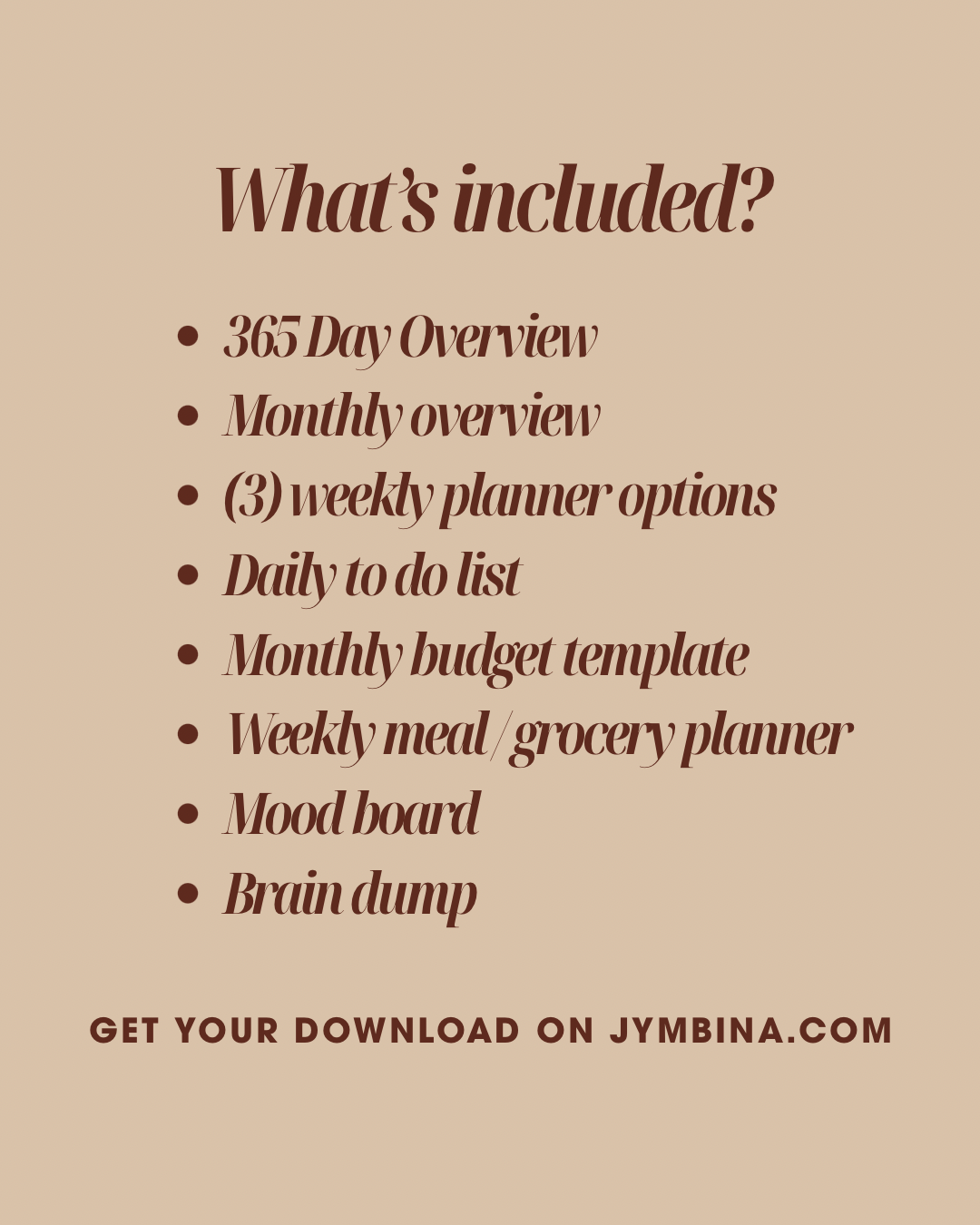 2026 Digital Planner Download